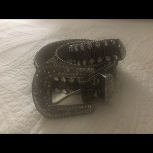 Nocona Women's Rhinestone Western Belt XL